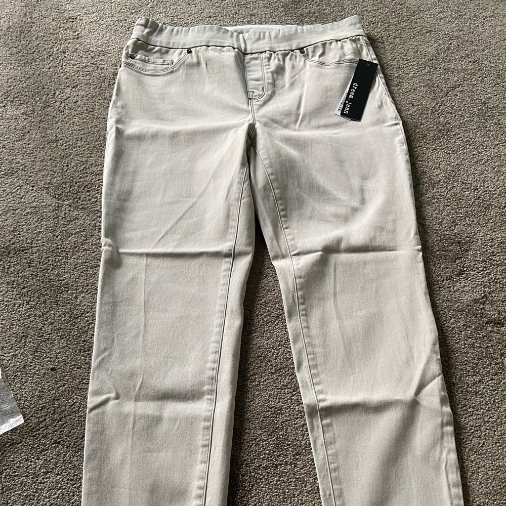 Tribal pull on jeans